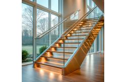 China Ergonomic Stainless Steel Handrails with Curved Design for Glass Railing Systems supplier