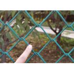 Dia 2.8mm Diamond Mesh Wire Fence 15m Length Cyclone Chain Wire Fencing for sale