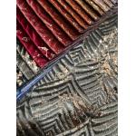 Breathable Soft Metallic Foil Print Fabric Foil Printed Velvet Fabric for sale