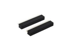 China Double Row 1.27mm Pitch PCB Female Header Connector Straight Dip supplier