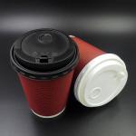 Good Strength Reusable Cup Lids , 90mm Pp Hot Cup Large Plastic Dome Lids for sale