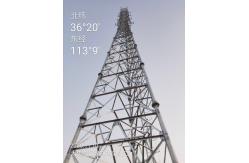 China Angle Steel 40m Self Supporting Antenna Tower supplier