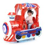 Dreamland Kids playground coin pusher uk style plastic kiddy rides on car for indoor game park for sale