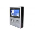 Wallmount Interactive IR Touchscreen Kiosk with QR code and Bar Code Reader and Thermal Printer for sale