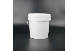 China PP/HDPE Plastic Food Bucket Handle Available White with Lid supplier