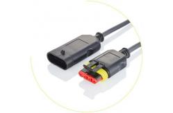 China Customized Male Waterproof Connector Overmolded Superseal Cables supplier