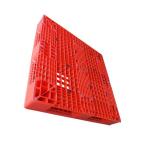 1100 X 1100 Industrial Plastic Pallets Red HDPE for sale