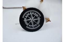China Black SGS 5cm 3M Reflective Velcro Patch High Frequency Technic supplier