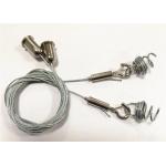 Acoustic Panels String Light Suspension Kit With Spiral Anchors Stainless Steel