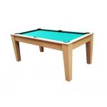 Manufacturer pool table with dining table wood billiard table with conversion top for sale