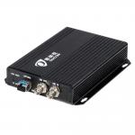 1080P HD SDI Video Fiber Extender Optical Converter Singlemode 20km With Local Loopout 12V for sale
