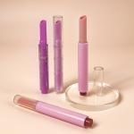 Custom Built In Sponge Pencil Shaped Smudge Proof Standard Capacity Lipstick Pencil Container