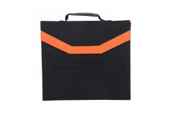 China 80W Portable Folding Solar Panel Handbag For Convenient Outdoor Charging supplier