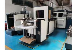 China Smart Paper Book Shaped Gift Box Making Machine With Dual Box Wrapping System supplier