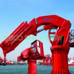 5T CCS Telescopic Knuckle Boom Offshore Pedestal Cranes for sale