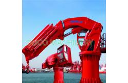 China 5T CCS Telescopic Knuckle Boom Offshore Pedestal Cranes supplier