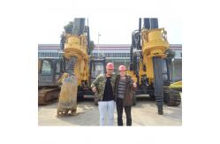 China Hydraulic Borehole Pile Drilling Machine With Excavator KR125A Rotary Piling Rig supplier