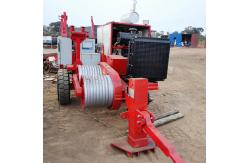 China Pulling 330KV ADSS Cable 8 Grooves 90KN Power Line Stringing Equipment supplier