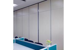 China MDF + Aluminum Material Conference Room Partitions / Folding Partition Walls Commercial supplier