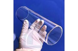 China SiO2 Fused Quartz Tube One End Sealing Bottom Or Round Bottom supplier