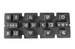 China Waterproof Panel Mount Keyboard 16 Keys No Electronics Controller With USB / PS2 Function supplier