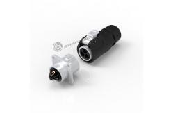 China Metal IP67 Power Connector Anti Interference Waterproof 3 Pin Connector Female supplier