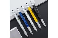 China Multifunctional Metal Creative Ballpoint Pen Ruler Screwdriver Touch Screen Gradienter supplier