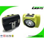 IP68 Waterproof Mining Hard Hat Led Lights With Silicone All In Molding Button for sale
