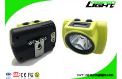 China IP68 Waterproof Mining Hard Hat Led Lights With Silicone All In Molding Button supplier
