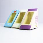 Disposable Triangle Chocolate Donut Sandwich Cake Pizza Box With Window Eco Friendly for sale