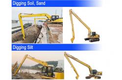 China No.1 Long Reach Boom Excavator Long Arm High Efficiency Q690D supplier
