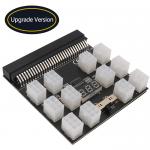 Power Supply Breakout Board Adapter With 12 PCS ATX 6Pin Power Connector For Bitcoin for sale