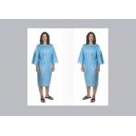 High Protective Disposable Isolation Gowns Non Woven Material Weight 20gsm for sale