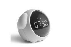 China Circular 2.5W Kids Alarm Clock , 1500mAh Touch Light Alarm Clock Sound Control supplier