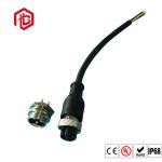 Black 5 Pin IP68 Metal Waterproof Plug And Socket for sale