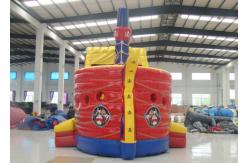 China Manufacturer Inflatable Pirate Ship Bouncy House With Slide Inflatable Obstacle Course supplier