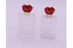 China Rose Red Plated lips Shape Perfume Bottle Caps Anti corrosive supplier