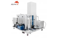 China 360L Industrial Ultrasonic Cleaner Car Parts Heavy Engine Metal Part With Lifting System supplier