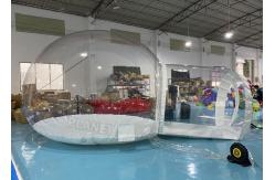 China 0.8mm clear PVC Inflatable Bubble Tent  with 2m tunnel supplier