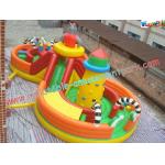 Durable Commercial Inflatable Playground Fire Retardant PVC Tarpaulin for sale