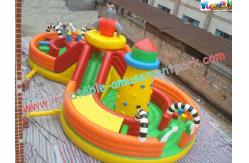 China Durable Commercial Inflatable Playground Fire Retardant PVC Tarpaulin supplier
