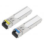 TX1310 / RX1550nm 1.25 G BIDI SFP 10KM LC SMF Fiber Optic Transceiver for sale