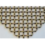15mm Aperutre Woven Crimped Wire Mesh Bronze Decorative for sale