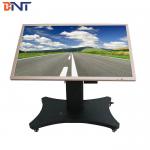 70cm Lifting Metal Electric Touch Mobile TV Rack For Showroom for sale