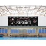 Single Sided Or Double Sided Indoor Display Stands Screen Printed 100% Polyester for sale
