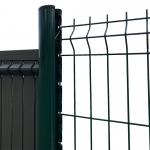 Round Post 4mm Dia 3d Curved Fence Pvc Coated for sale