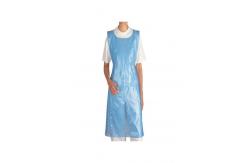 China Non Toxic Disposable Blue Plastic Aprons Dust Resistant For Daily Life Using supplier