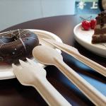 100% Biodegradable Edible Bagasse Paper Cutlery Set For Events for sale