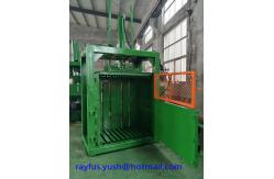 China Mobile Mini Cardboard Baler Machine / Single Cylinder Portable Cardboard Baler supplier