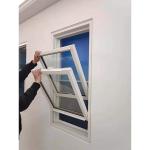 Customizable PVC Double Hung Windows With Vinyl Profile And Crescent Lock Hardware for sale